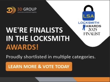 Advert: https://3dgroupuk.com/blog/national-locksmith-awards-2025?utm_source=L%26SW&utm_medium=Advert&utm_campaign=National_Locksmith_Awards_2025_Announcement&utm_id=National_Locksmith_Awards_2025_Announcement