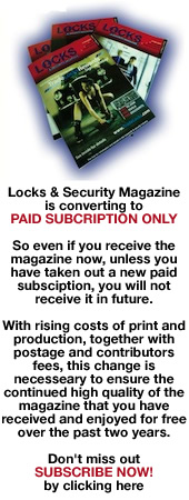 Advert: http://magazine.locksandsecuritygroup.com/subscribe/